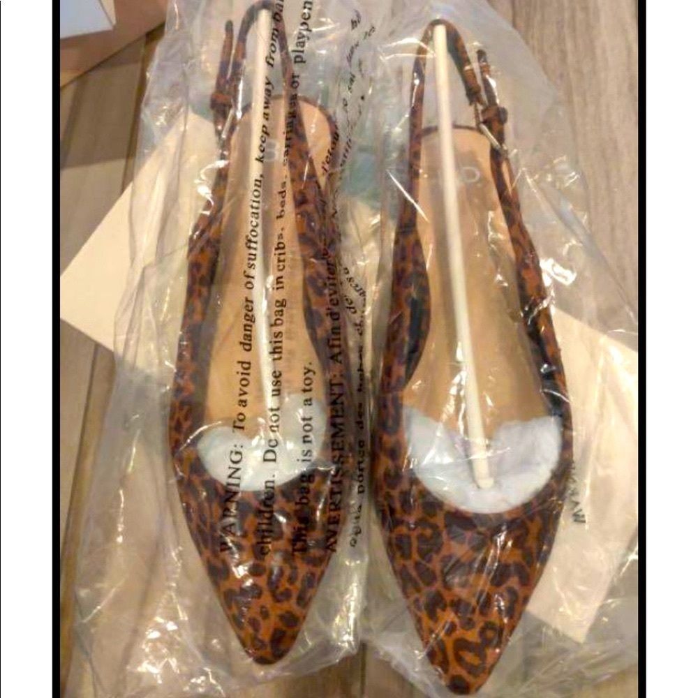 BP. Flat. Animal print. Pointed toe.New with Tag!